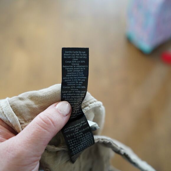 John Varvatos Men's Johnny Shorts In Hemp Size:34 - Picture 4 of 7